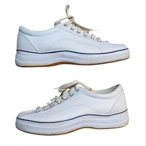Keds Platform White Canvas Sneakers Size 8.5